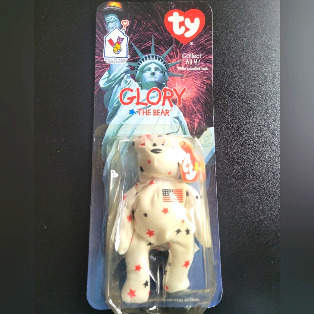 TY- Beanie Baby Glory the bear NIB